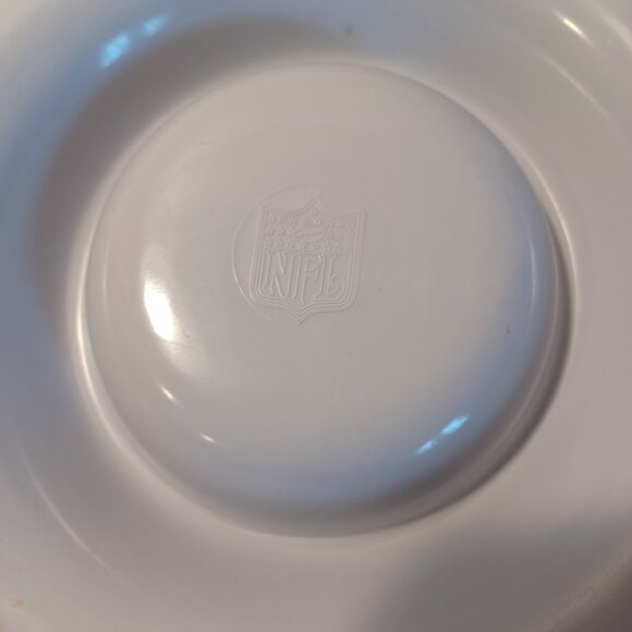 NFL Patriots Melamine Ware Chip And Dip Serving Platter 13" Licensed Product - Picture 4 of 7